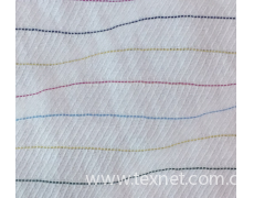 弯曲线条全棉全棉色织提花面料布。 点击查看大图
