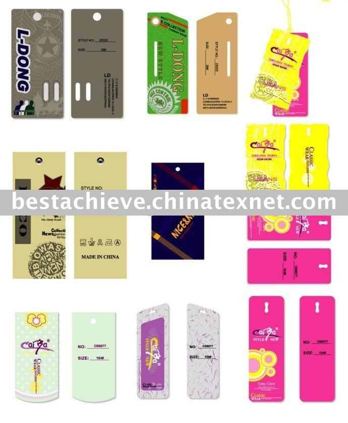 Hang Tags - Custom clothing labels and hang tags-JBT in China