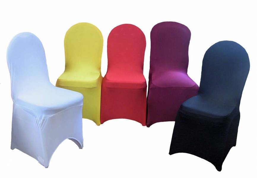 hogar decoración Rosa Pastel Fiesta The Chair Cover Company Bandas elásticas elásticas de Spandex para sillas con Lazos de Hebilla para Boda 50PCS 