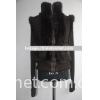 Knitted rabbit fur coat