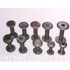 Aluminum alloy bobbins/spools for taper spindle covering machine