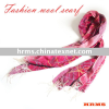 Fashion printed wool scarves