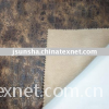 Laminated leather (bonded leather) / Foil print suede bonded leather