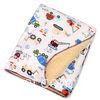 Eco - Friend Customized Lightweight Polyester Baby Blanket Warped Knitting