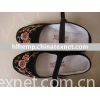 Cotton-padded handmade lady cloth shoes