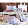 100% cotton reactive printed bedding set(2010 fashion design)