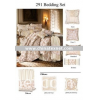 Luxury satin silk bedding set, jacquard bedding set, home textile