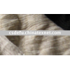 cotton/polyster stripe and rumpled  knitted fabric