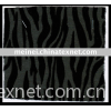 zebra-stripe napped velvet