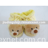 cute plush bear baby boots baby toy