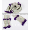 Knitting acrylic lady scarf