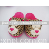 girl plush indoor warm winter slippers tiger