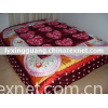 elegant polyester  quality bed cover
