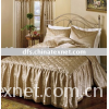 3pcs Polyester  Jacquard Quilted Bedspread Set
