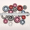 Black Edge Button(Mixed Designs) for Scrapbooking, Paper Crafts