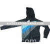 100% Polyester Tricot Fleece Hooded Jacket