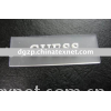 Embossed Silicone Rubber Tape Label