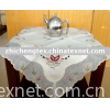 embroidery polyester table cloth