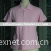 Short-sleeved Pink lapel T shirt