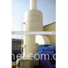 Spray type dust collector for paste mixing