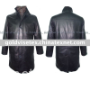 100% sheep men's fashion leather coat