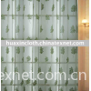leaf embroidery curtain