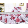 2010 new design luxury 4pcs polyester bedding set