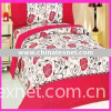 printed polyester bedding sets as cotton feeling