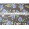 polyester print flower for curtain