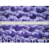screw flower pv fleece with bright yarn