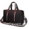 Personalized Luxury Travel Duffel Bags for Men with Leather Handles