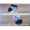 lady and girl's ankle socks