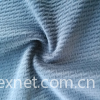 Polyester tricot burnt out fabric