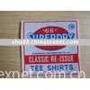 high quality garment  collar label and side seam labels