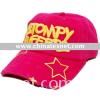 Fashion leisure cap with embroidery