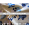 printed knitted fabric with delicate color
