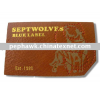 jeans leather label,