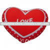 beads cushion in heart shape