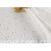 Leaf Design Eyelet Cotton Lace Fabric For Absorbent And Breathable Nightgown