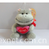 Valentine Plush Hippo Toys Gifts