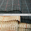 Plaid woolen fabric