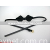 black classic bow knot belt