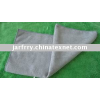 Microfiber terry cloth with shine