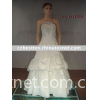 2010 new arrival/high quality beading and fabric/Ivory wedding dress