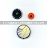 coved fabric button