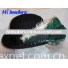Decorative feather hat ornament