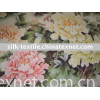 stretched silk stain fabric