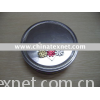 Round tin can with scented dry flower inside (#KK1177F) can size: dia. 220 mm x 70 mm