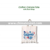reusable cotton canvas tote bag