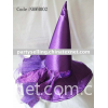 purple top hat with lace(halloween)